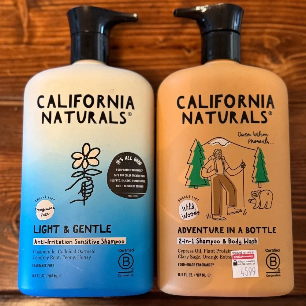 California Naturals Shampoo and Body Wash New Bundle